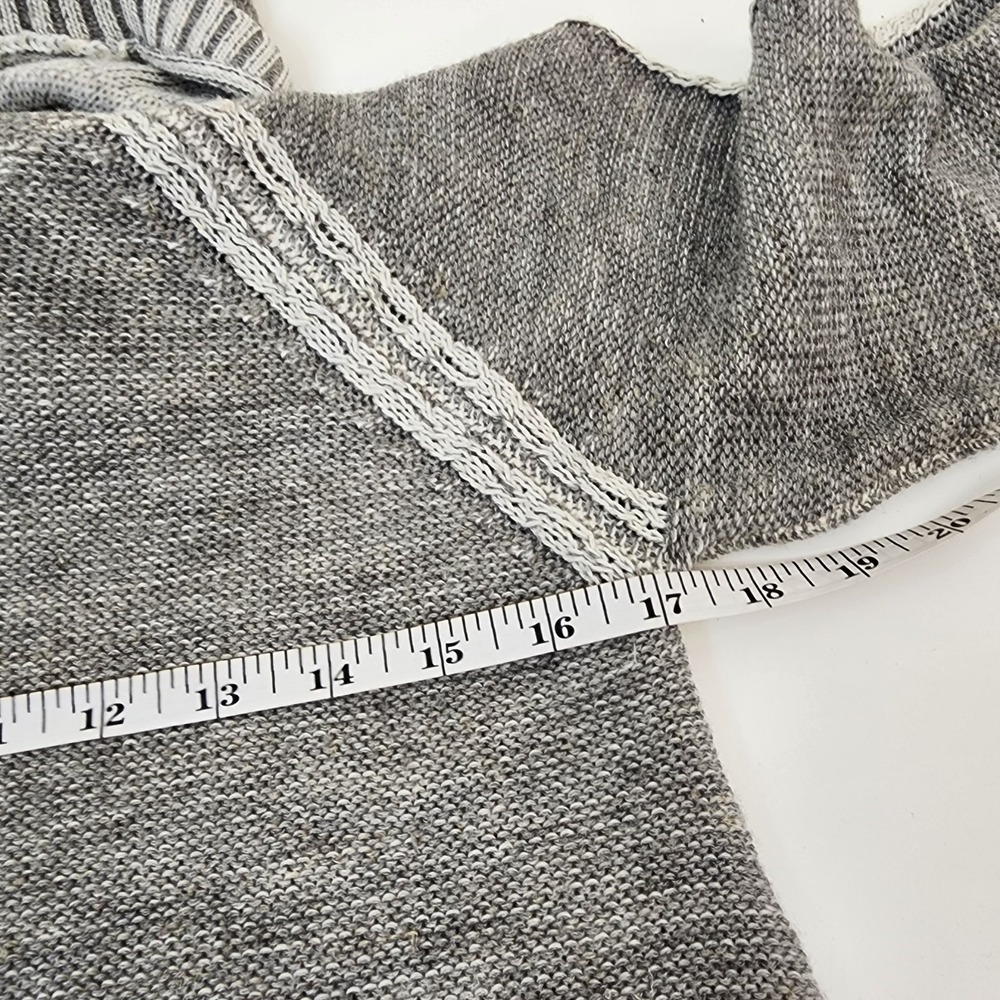 Anthropologie Far Away From Close Women's M Boho Lightweight Hooded Linen Wool - Picture 5 of 10
